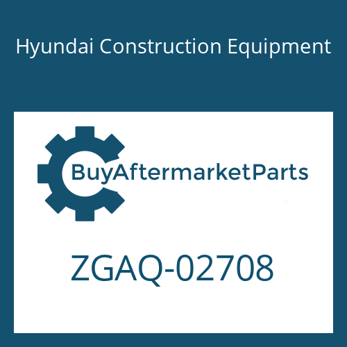 Hyundai Construction Equipment ZGAQ-02708 - SHAFT-STUB for Heavy Equipment