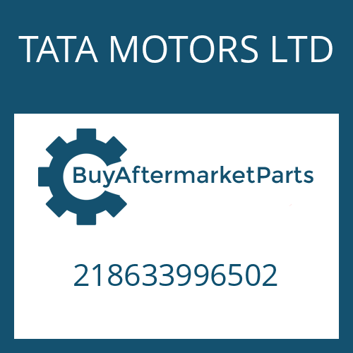 TATA MOTORS LTD 218633996502 - LOCKING NUT