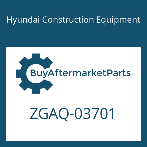 Hyundai Construction Equipment ZGAQ-03701 - WASHER