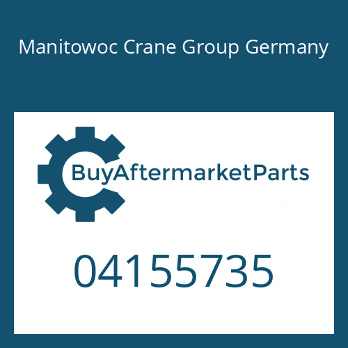 Manitowoc Crane Group Germany 04155735 - COVER