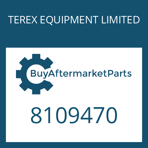 TEREX EQUIPMENT LIMITED 8109470 - INPUT SHAFT