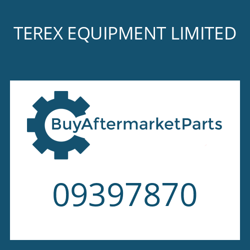 TEREX EQUIPMENT LIMITED 09397870 - ORIFICE