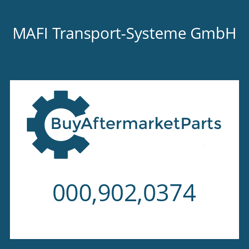 MAFI Transport-Systeme GmbH 000,902,0374 - GASKET