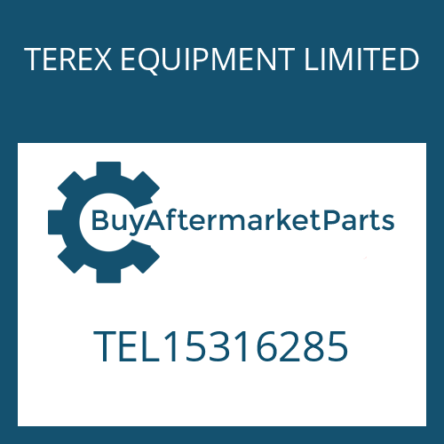 TEREX EQUIPMENT LIMITED TEL15316285 - 6 WG 260