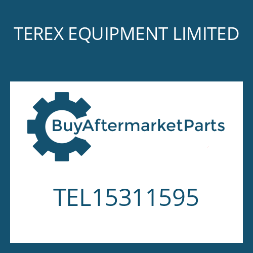 TEREX EQUIPMENT LIMITED TEL15311595 - 6 WG 310