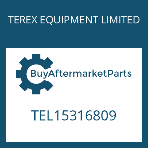 TEREX EQUIPMENT LIMITED TEL15316809 - 6 WG 310