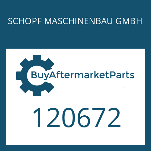 SCHOPF MASCHINENBAU GMBH 120672 - GASKET