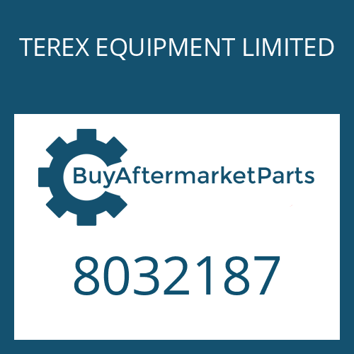 TEREX EQUIPMENT LIMITED 8032187 - STRAIGHT STUD