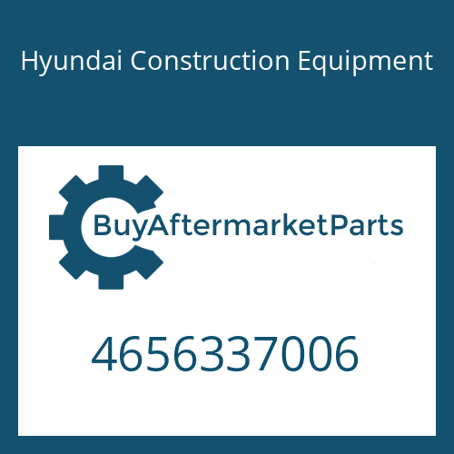 Hyundai Construction Equipment 4656337006 - GASKET