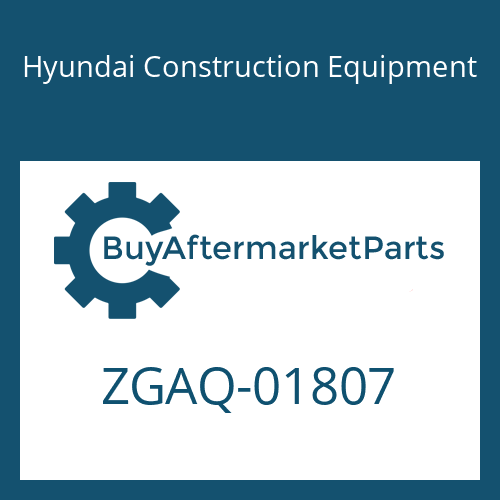 Hyundai Construction Equipment ZGAQ-01807 - COUPLING-SHAFT