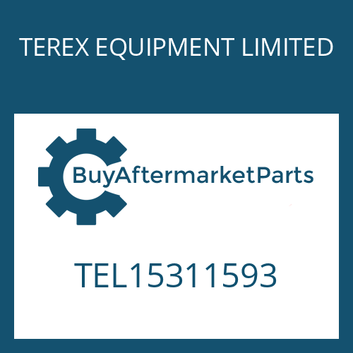 TEREX EQUIPMENT LIMITED TEL15311593 - 6 WG 210