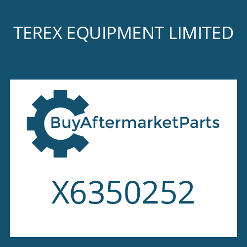 TEREX EQUIPMENT LIMITED X6350252 - SHIM