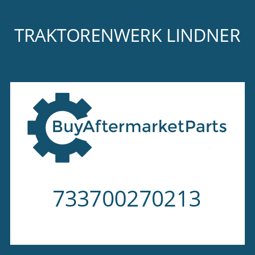 TRAKTORENWERK LINDNER 733700270213 - BEARING PIN