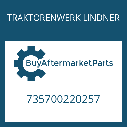 TRAKTORENWERK LINDNER 735700220257 - SPACER RING