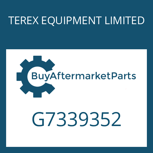 TEREX EQUIPMENT LIMITED G7339352 - GEAR RING