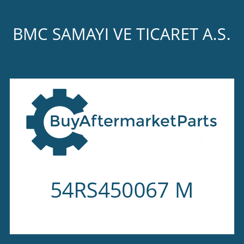 BMC SAMAYI VE TICARET A.S. 54RS450067 M - VG 1600/396