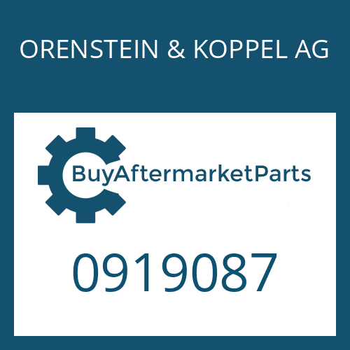 ORENSTEIN & KOPPEL AG 0919087 - CAP