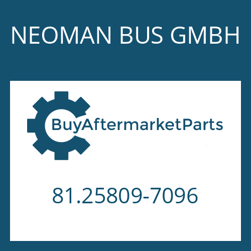 NEOMAN BUS GMBH 81.25809-7096 - EST 146 for Heavy Equipment