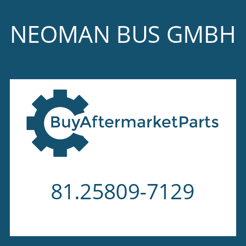 NEOMAN BUS GMBH 81.25809-7129 - EST 146 for Heavy Equipment
