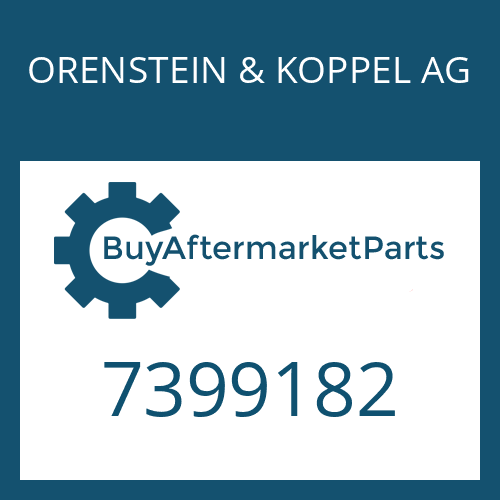 ORENSTEIN & KOPPEL AG 7399182 - CABLE GENERAL