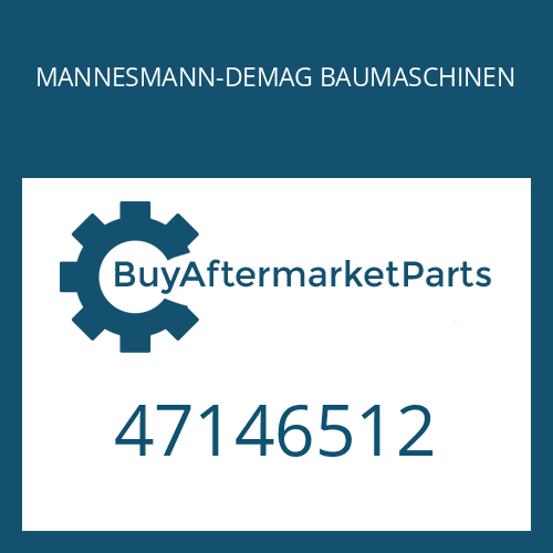 MANNESMANN-DEMAG BAUMASCHINEN 47146512 - TUBE