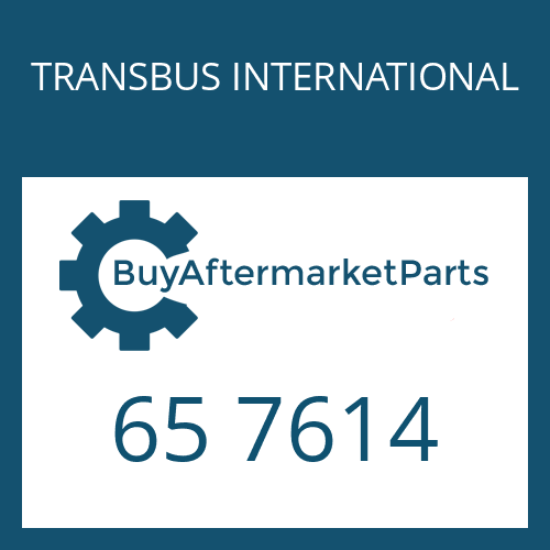 TRANSBUS INTERNATIONAL 65 7614 - COVER