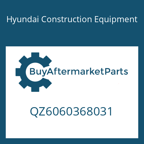 Hyundai Construction Equipment QZ6060368031 - BALL PIN