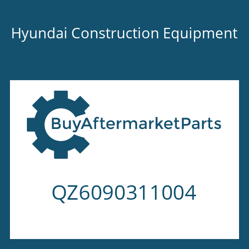 Hyundai Construction Equipment QZ6090311004 - GASKET