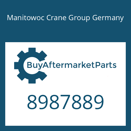 Manitowoc Crane Group Germany 8987889 - SPUR GEAR