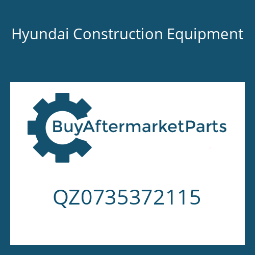 Hyundai Construction Equipment QZ0735372115 - TA.ROLLER BEARING