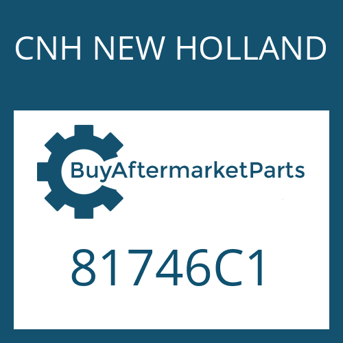 CNH NEW HOLLAND 81746C1 - COVER SHEET