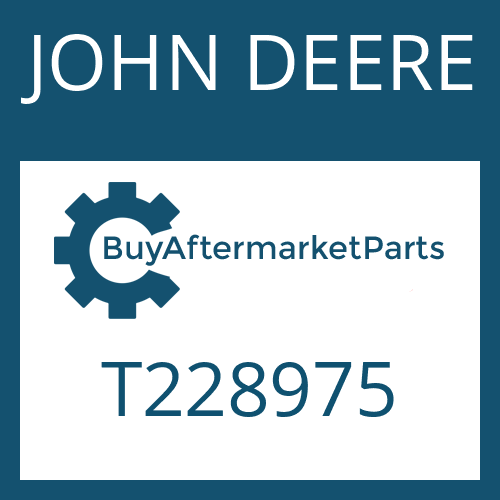 JOHN DEERE T228975 - HUB