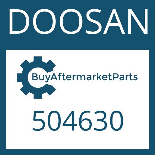 DOOSAN 504630 - HOSE PIPE