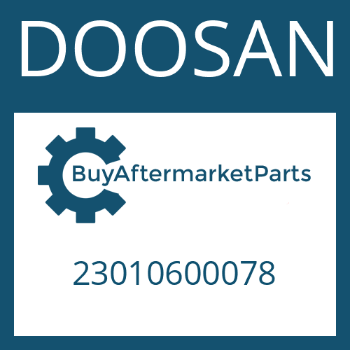 DOOSAN 23010600078 - UNIVERSAL SHAFT