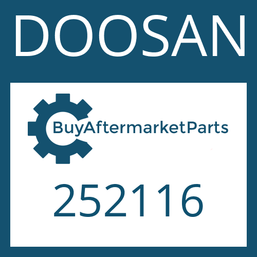 DOOSAN 252116 - EXCHANGE FILTER