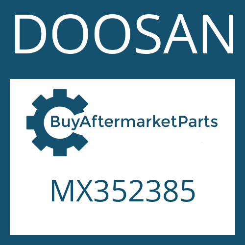 DOOSAN MX352385 - ORIFICE