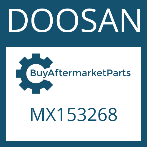 DOOSAN MX153268 - DRIVER for Heavy Equipment