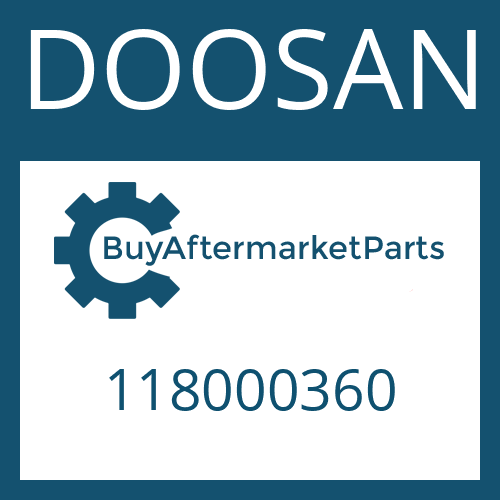 DOOSAN 118000360 - SEALING RING