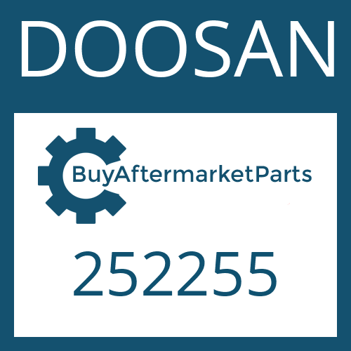 DOOSAN 252255 - END COVER