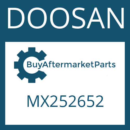 DOOSAN MX252652 - ORIFICE