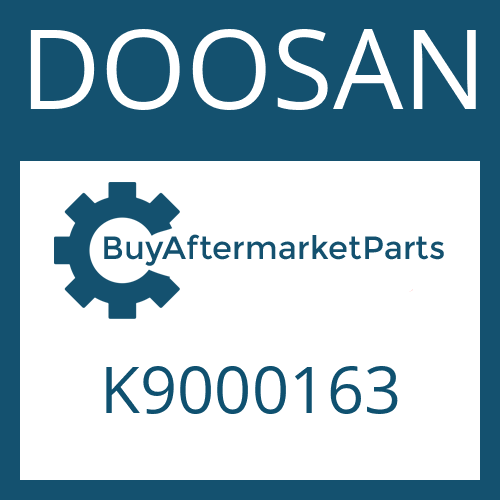DOOSAN K9000163 - COVER PLATE
