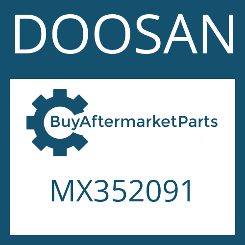 DOOSAN MX352091 - DOUBLE FITTING