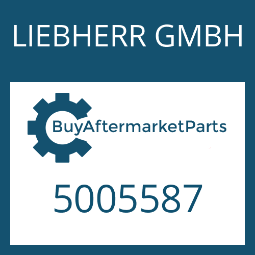 LIEBHERR GMBH 5005587 - SHAFT SEAL