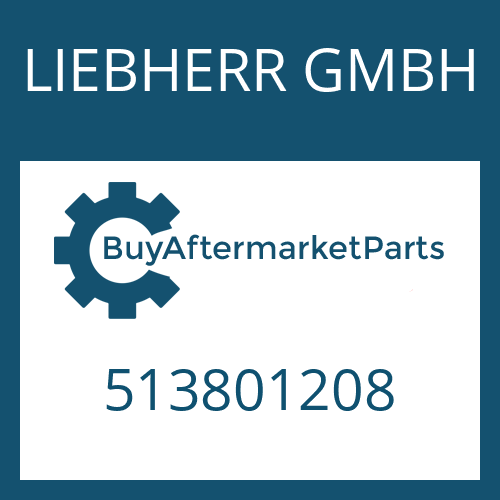 LIEBHERR GMBH 513801208 - O-RING