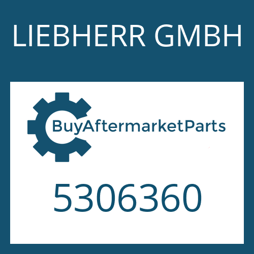 LIEBHERR GMBH 5306360 - PLAIN BEARING