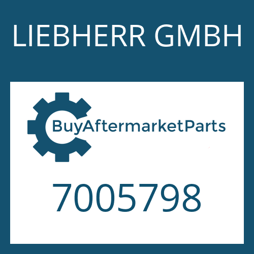 LIEBHERR GMBH 7005798 - INTERMEDIATE WASHER