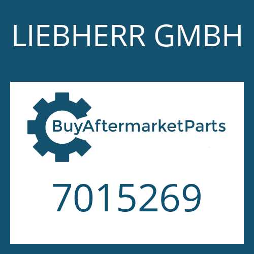 LIEBHERR GMBH 7015269 - GASKET