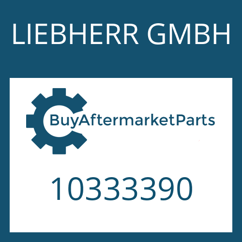 LIEBHERR GMBH 10333390 - JOINT HOUSING