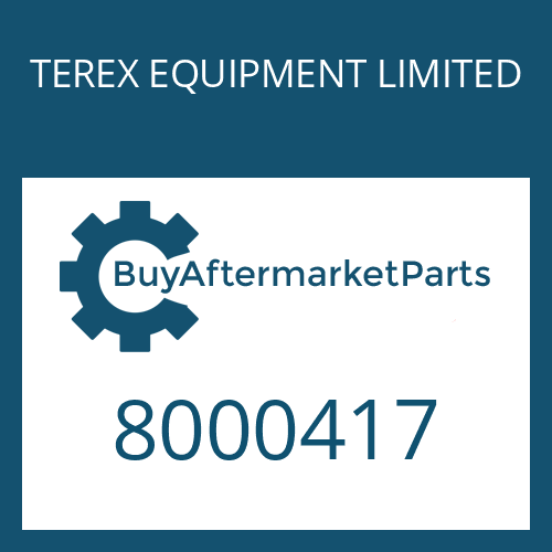 TEREX EQUIPMENT LIMITED 8000417 - SEALING DISC