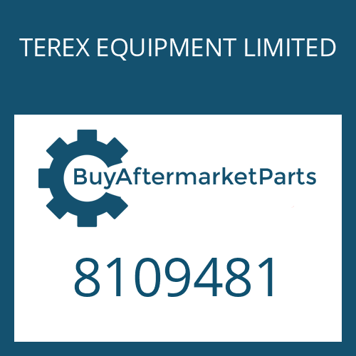 TEREX EQUIPMENT LIMITED 8109481 - O-RING